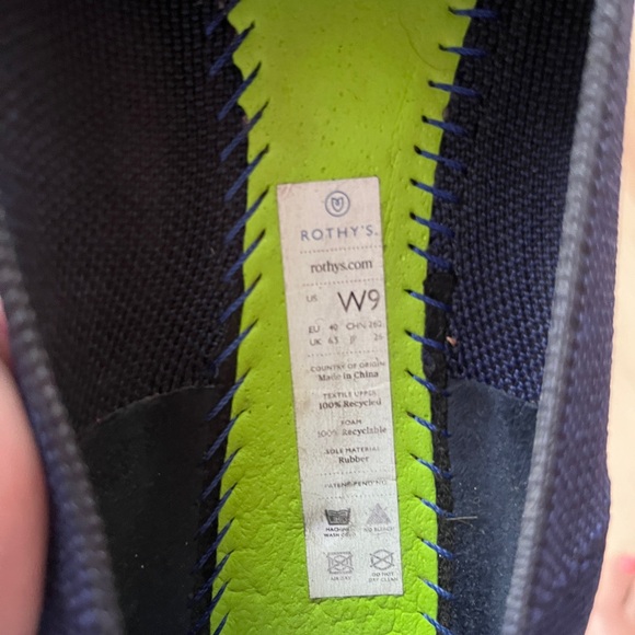 Rothy’s The Loafer Size 9 Navy Blue - EUC! - Picture 3 of 3